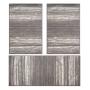 TAPETE PARA SALA POLIPROPILENO 50 X 80 CM SHIRAZ GRIS DE FÁCIL MANTENIMIENTO