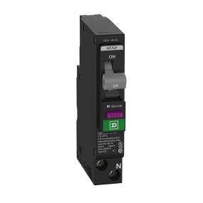 INTERRUPTOR TERMOMAGNÉTICO QO DE 20 A 1 POLO 120 V ENCHUFABLE QO120PAFGF