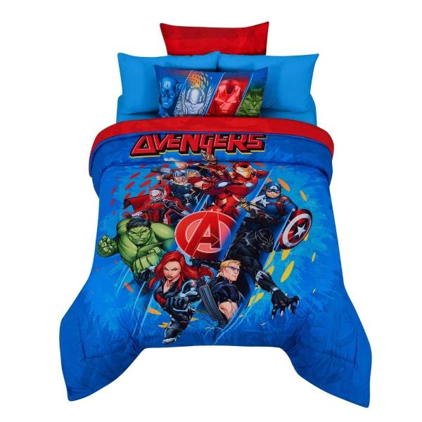 SET EDREDÓN DE MICROFIBRA MATRIMONIAL AVENGERS ULTRA