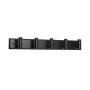 PERCHERO DOWEL 5 GANCHOS NEGRO