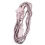 EXTENSION DOBLE TEJIDA SPT&nbsp; 2X16 2.5/.40M&nbsp;DOBLE 6C PLATA CON BCO