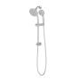 SISTEMA DE REGADERAS CON BARRA VERTICAL REDONDA ABS CROMADO AJUSTABLE