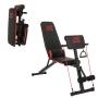 BANCA PARA ABDOMINALES AJUSTABLE CON ACCESORIOS
