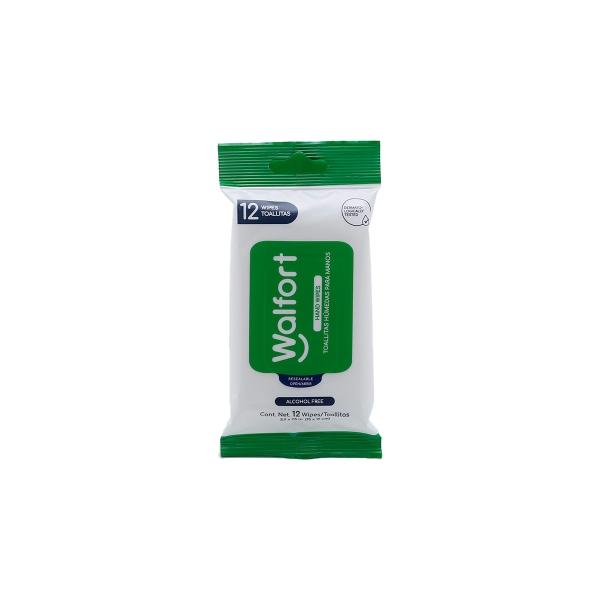 TOALLITAS HÚMEDAS ANTIBACTERIAL 12 PIEZAS