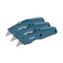 JUEGO DE CUCHILLAS RETRACTILES ALUMINIO 3 PIEZAS USO GENERAL