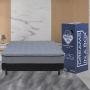 COLCHÓN MATRIMONIAL HYBRID HÍBRIDO DE RESORTES Y MEMORY FOAM MEDIO CON COOL GEL DE 20 CM