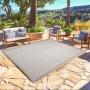 TAPETE PARA SALA GINA POLIPROPILENO 160 X 230 CM BEIGE ALTA RESISTENCIA