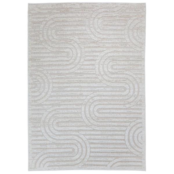 TAPETE PARA SALA POLIPROPILENO 240 X 330 CM BEIGE ALTA RESISTENCIA