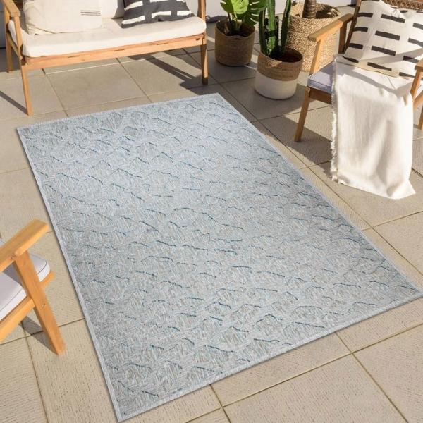 TAPETE PARA SALA TALAS POLIPROPILENO 240 X 330 CM GRIS ALTA RESISTENCIA