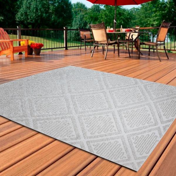 TAPETE PARA SALA FORZA POLIPROPILENO 240 X 330 CM BEIGE ALTA RESISTENCIA