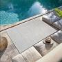 TAPETE PARA SALA POLIPROPILENO 160 X 230 CM BEIGE ALTA RESISTENCIA