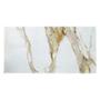 LAMBRÍN PANEL DECORATIVO PVC 122 X 244 CM MURO MARMOL BLANCO CALACATTA GOLD ADHESIVO