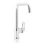 LLAVE PARA FREGADERO MONOMANDO CROMO CUELLO ALTO 14.6" AHORRADORA
