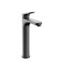 LLAVE PARA LAVABO MONOMANDO NEGRO MATE KORAL ALTA AHORRADORA