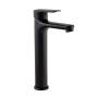 LLAVE PARA LAVABO MONOMANDO NEGRO MATE ALTA AHORRO DE AGUA