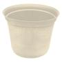 MACETA DE POLIPROPILENO REDONDA ALTA GRANDE IVORY MATE 36 CM
