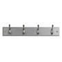 PERCHERO MDF METAL 4 GANCHOS NICKEL