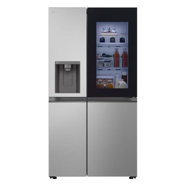 REFRIGERADOR 27 PIES DUPLEX 2 PUERTAS INSTAVIEW CON DISPENSADOR ACERO INOX