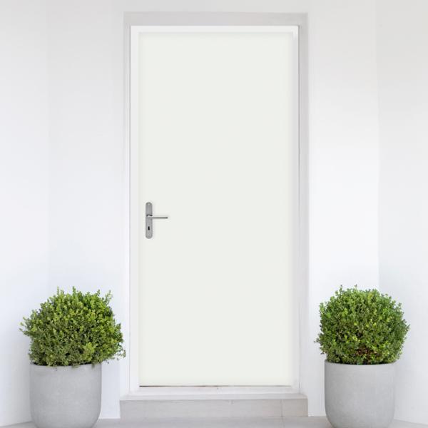 PUERTA ACERO TEXTURIZADA PERLA 90 X 213 CM