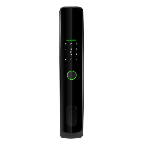 CERRADURA ELECTRÓNICA WIFI DE EMBUTIR DOBLE MECANISMO- NEGRO MATE