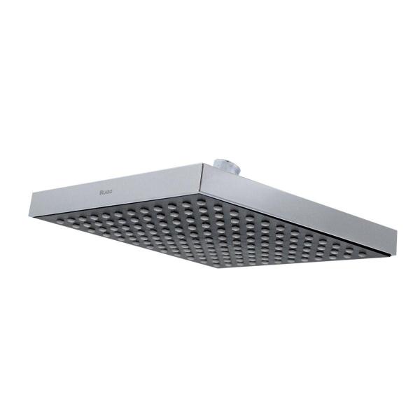 REGADERA DE PLATO CUADRADA 8 X 8 ABS CROMO ANTISARRO