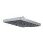 REGADERA DE PLATO CUADRADA 8 X 8 ABS CROMO ANTISARRO