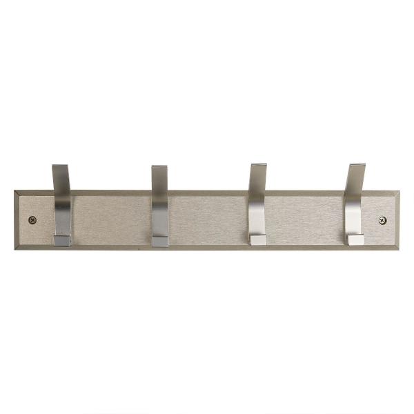 PERCHERO SATINADO 4 GANCHOS 45x7x1.5cm