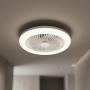 VENTILADOR ENROSCABLE EN SOCKET CON LUZ LED BLANCO