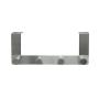 PERCHERO PUERTA 4 GANCHOS INOX 25 X 11.5 X 4.5 CM
