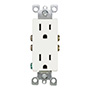 CONTACTO DÚPLEX 125 VOLTS BLANCO LEVITON