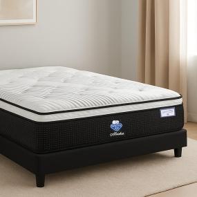 Colchón Spring Air Matrimonial Alaska + Protector + Sabanas