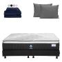 COLCHÓN KING SIZE SPRING AIR ALASKA + BOX + 2 ALMOHADAS + SÁBANAS