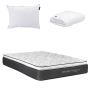 COLCHÓN QUEEN SIZE TRINI + ALMOHADA + PROTECTOR