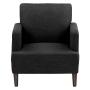 SILLÓN FIJO 1 PERSONA SAX TELA NEGRO