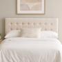 CABECERA KING SIZE DICASA BILBAO COLOR BEIGE +BOX +ROPA DE CAMA