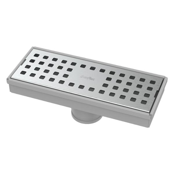 COLADERA LINEAL RESIDENCIAL DE ACERO INOXIDABLE 20 CM