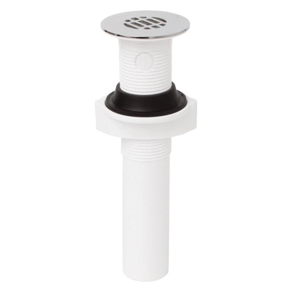 CONTRA PARA LAVABO CON REJILLA CROMADA REMOVIBLE