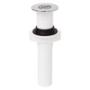 CONTRA PARA LAVABO CON REJILLA CROMADA REMOVIBLE