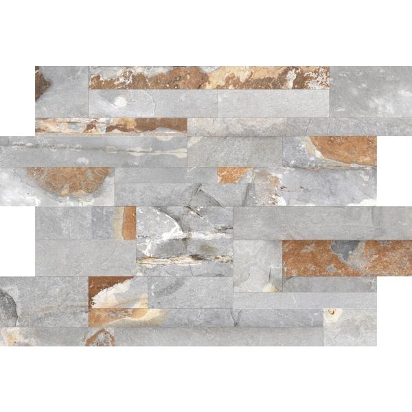 MURO CERÁMICA VARELA 30 X 45 CM GRIS TIPO PIEDRA CAJA CON 1.88 M2