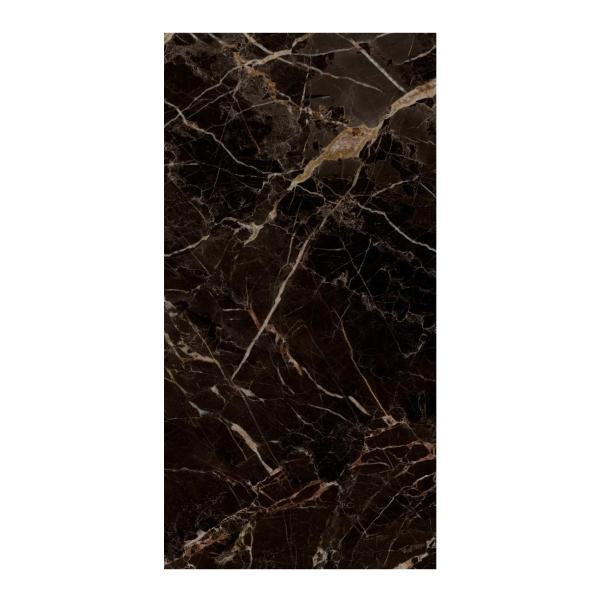 PISO PORCELANATO MANALÍ 60 X 120 CM BLACK TIPO MÁRMOL CAJA CON 1.44 M2