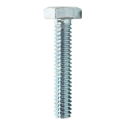 100 TORNILLOS CABEZA HEXAGONAL 1/4 X 1 1/4PULGADA PLATA