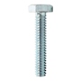 100 TORNILLOS CABEZA HEXAGONAL 1/4 X 1 1/4PULGADA PLATA