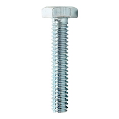 100 TORNILLOS CABEZA HEXAGONAL 1/4 X 1 1/4PULGADA PLATA
