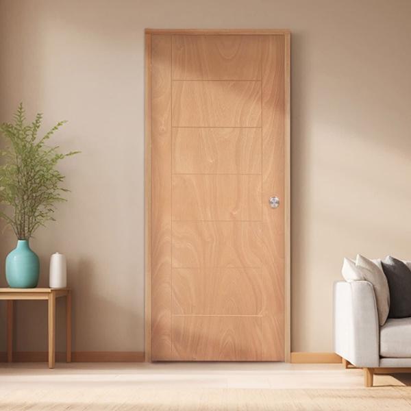 PUERTA INTERIOR TAMBOR 70 X 213 CM CHAPA MERANTI