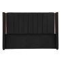 CABECERA KING SIZE DICASA LINZ COLOR NEGRO