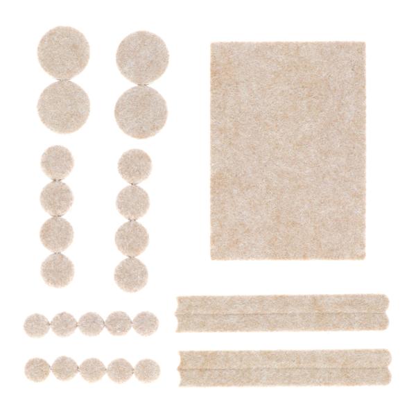 ALMOHADILLAS PROTECTORAS BEIGE 27 PIEZAS