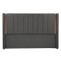 CABECERA KING SIZE DICASA LINZ COLOR GRIS