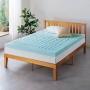 COLCHONETA INDIVIDUAL MEMORY FOAM 5 ZONAS DE SOPORTE AZUL SOPORTE 150 KG