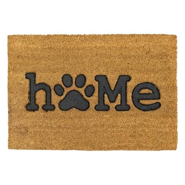 TAPETE DE ENTRADA COCO Y HULE 40 X 60 CM INTERIOR Y EXTERIOR ANTIDERRAPANTE