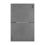 PLACA PLANA CON 2 INTERRUPTORES DE ESCALERA DE 1.5 MÓDULOS FLAT PLATA